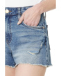 Jane High-Rise Shorts With Fray Hem