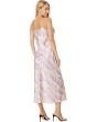 Ikat Tie-Dye Cowl Cami Dress