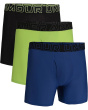 3-Pack Performance Tech Mesh Solid 6" Boxer Briefs