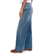 Petite Maya High Rise Fab Ab Wide Leg Back Darts Wide Hem