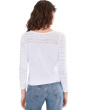 Placed Pointelle Sweater
