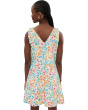 Floral Bow Strap A-Line Dress