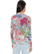 Mesh Button Front Shirt- Mcdreamer