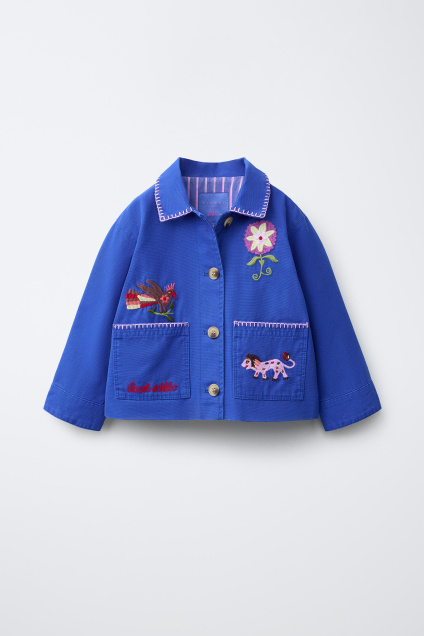 Zara КУРТКА СИССЕЛЬ ЭДЕЛЬБО Х ДЕТИ 507459701-420-18
