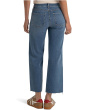Petite Meg High-Rise Wide Leg Front Pockets Inset-Raw Hem