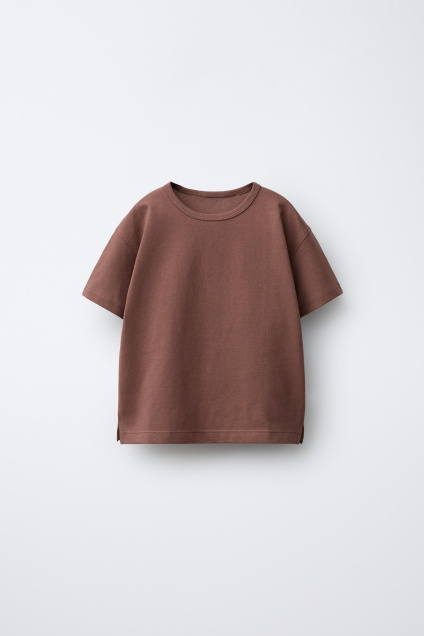 Zara ПРОСТАЯ футболка 499763243-730-18