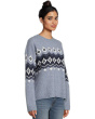 Fair Isle Raglan Long Sleeve Crew