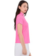 Happy Heart Top Short Sleeve Zip Neck