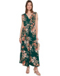 Sleeveless Floral Commuter Maxi