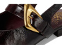 Amoret Buckle Slingback Flat Mule