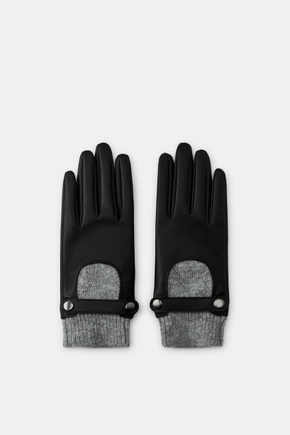 Zara ПЕРЧАТКИ ИЗ ИСКУССТВЕННОЙ КОЖИ 505335545-800-2