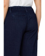 Wide Leg Knit Denim Cargo w/ Elastic Back Wb