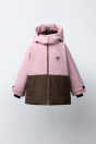 Zara ВОДОНЕПРОНИЦАЕМАЯ И ВЕТРОЗАЩИТНАЯ КУРТКА COLOR BLOCK С КАПЮШОНОМ RECCO® SYSTEM SKI COLLECTION 495707484-620-24