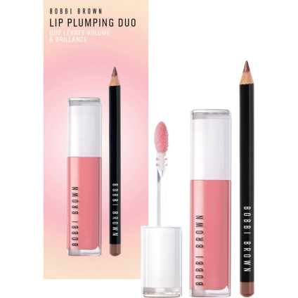 Bobbi Brown Набор для пухлых губ для пухлых губ 1x Сыворотка для очень пухлых губ 30 мл голая роза + 1x карандаш для губ 15 мл бледно-лиловый - 1 шт.