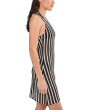 Cabo High Neck Stripe Dress