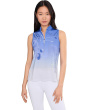 Plum Sleeveless Print Top