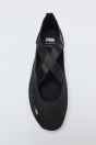 Zara СПОРТИВНАЯ БАЛЕРИНА черного цвета