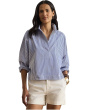 Striped Cropped Shirt