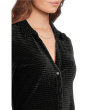 Textured Velvet Button Up