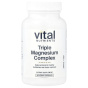 Vital Nutrients, Комплекс тройного магния, 500 мг, 90 веганских капсул (250 мг в 1 капсуле)