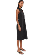 Organic Cotton Pucker Calf Length Dress