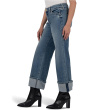 Meg High Rise Fab Ab Wide Legs Roll Up Regular Hem