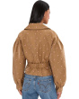 Cropped Belted Trench Coat
