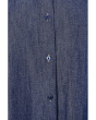 Lightweight Organic Cotton Denim Mandarin Collar Dress