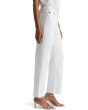 Brinley Mid-Rise Straight Crop in Gallery White