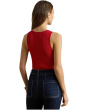 Rib-Knit Sleeveless Sweater