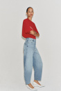 Zara Светло-голубые ДЖИНСЫ ZW COLLECTION С ВЫСОКИМ ПОЯСОМ
