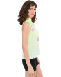Plum Sleeveless Print Top
