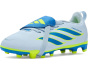 Predator Club Fold-Over Tongue Elastic Laces Firm Ground Soccer Cleats (Little Kid/Big Kid)