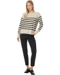Petite Long Sleeve Crew Neck Dropped Shoulder Sweater