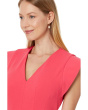 V-Neck Sheath with Extended Sleeve Detail