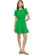 Ruffle Front Mini Dress