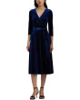 Surplice Velvet Dress