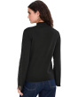 Mock Neck Bell Sleeve with Rhinestone