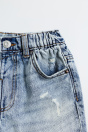 Zara ДЖИНСЫ СРЕДНЕГО синего ЦВЕТА С ПРЯМЫМИ РАЗРЕЗАМИ
