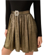 Jersey Metallic Short Dress