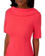 Roll Neck Sheath With V Back