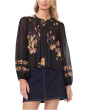 Round Neck Shirring Front Long