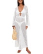 Beach Edit Gathered Lace Cover Up