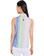 Frequency Print Sleeveless Top