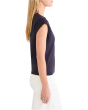 Cap Sleeve V-neck Supima Cotton Tee