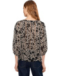 Raglan Sleeve Button-Down Blouse