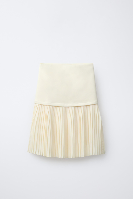 Zara ПЛИССИРОВАННАЯ ЮБКА-МИДИ 521795473-306-7