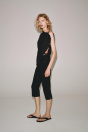 Zara АСИММЕТРИЧНЫЙ ТОП ZW COLLECTION черного цвета
