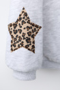 Zara ТОЛСТОВКА С КАПЮШОНОМ С НАШИВКАМИ В ВИДЕ ЗВЕЗД И РИСУНКОМ ЖИВОТНЫХ 527116534-803-18