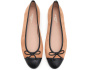 Kara Toe Cap Ballerina Flats